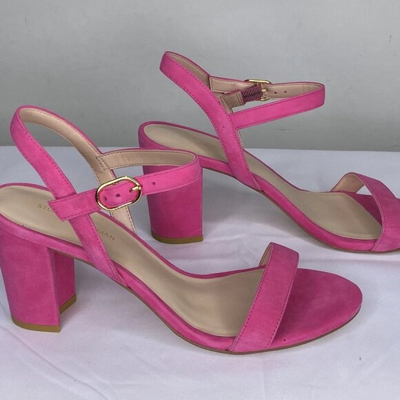 Stuart Weitzman Women’s Dancer 75 Block Heel Sandals – Peonia Pink – Size 8.5 - Picture 10 of 10